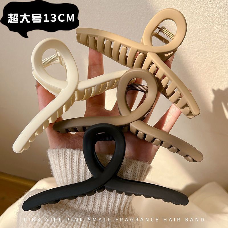 【好物推荐】春夏新款抓夹大号高级感磨砂抓夹法式复古鲨鱼夹发夹