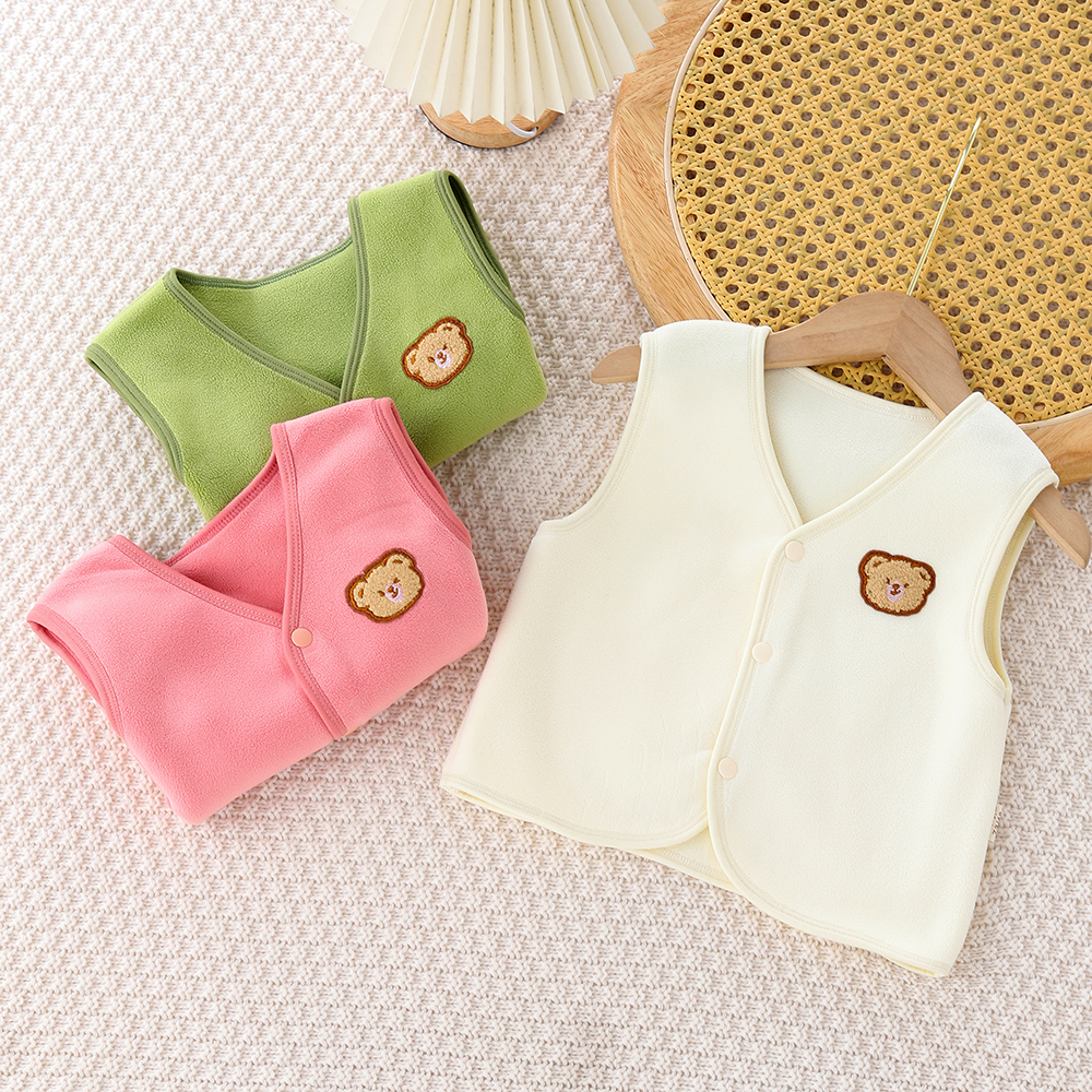 新款男女宝宝新生儿外出马甲外出服