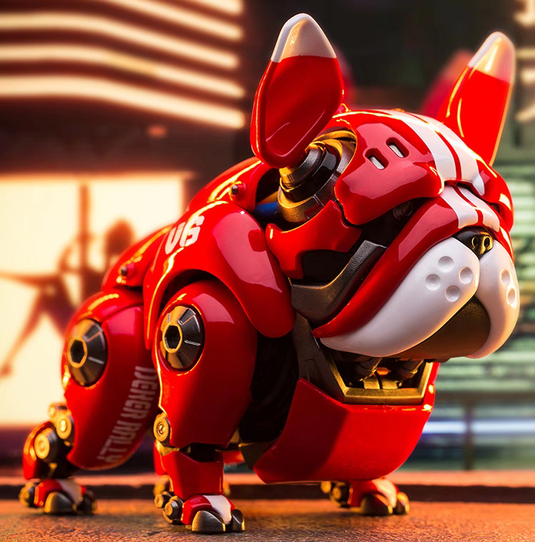 （破价福利，请速下单）机械法斗狗，四肢三轴可动（同行别拍）