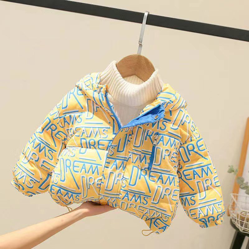 2024新款童装男童2023新款儿童加厚棉服婴儿保暖外套宝宝洋气羽绒