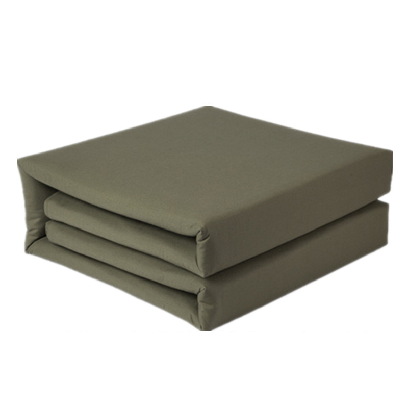 库存老货热熔被子单人学生宿舍棉花热熔被压薄双面方块被