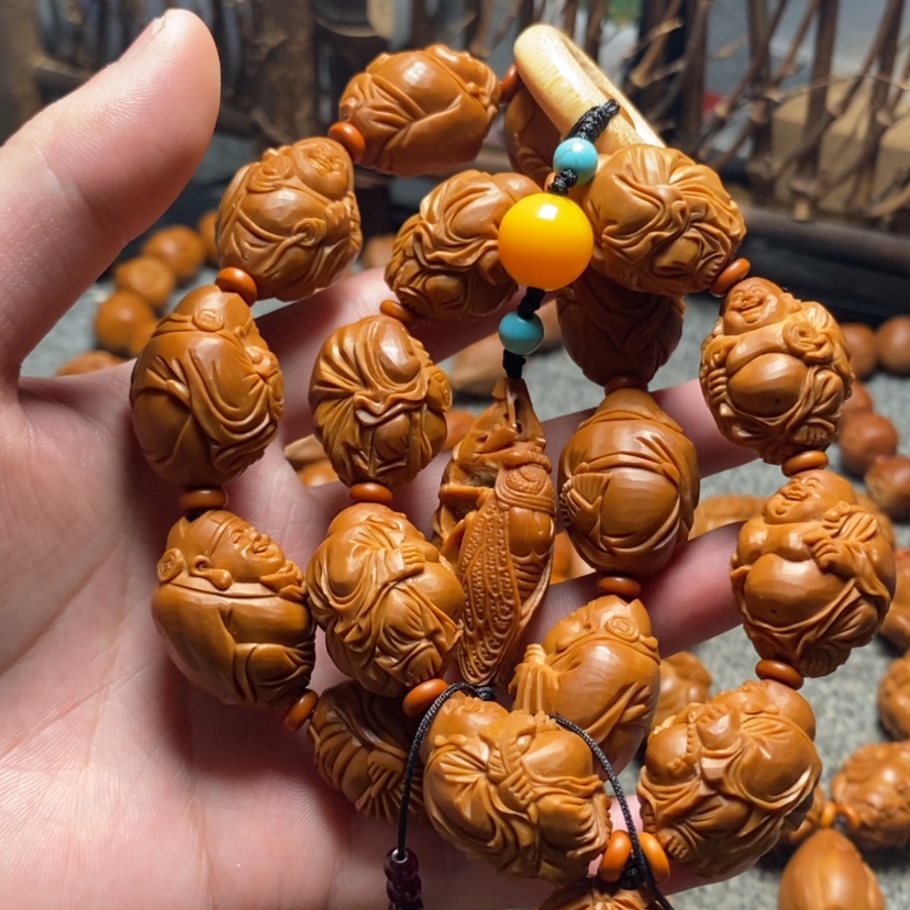 【闪购商品】弥勒财神核雕s****e
