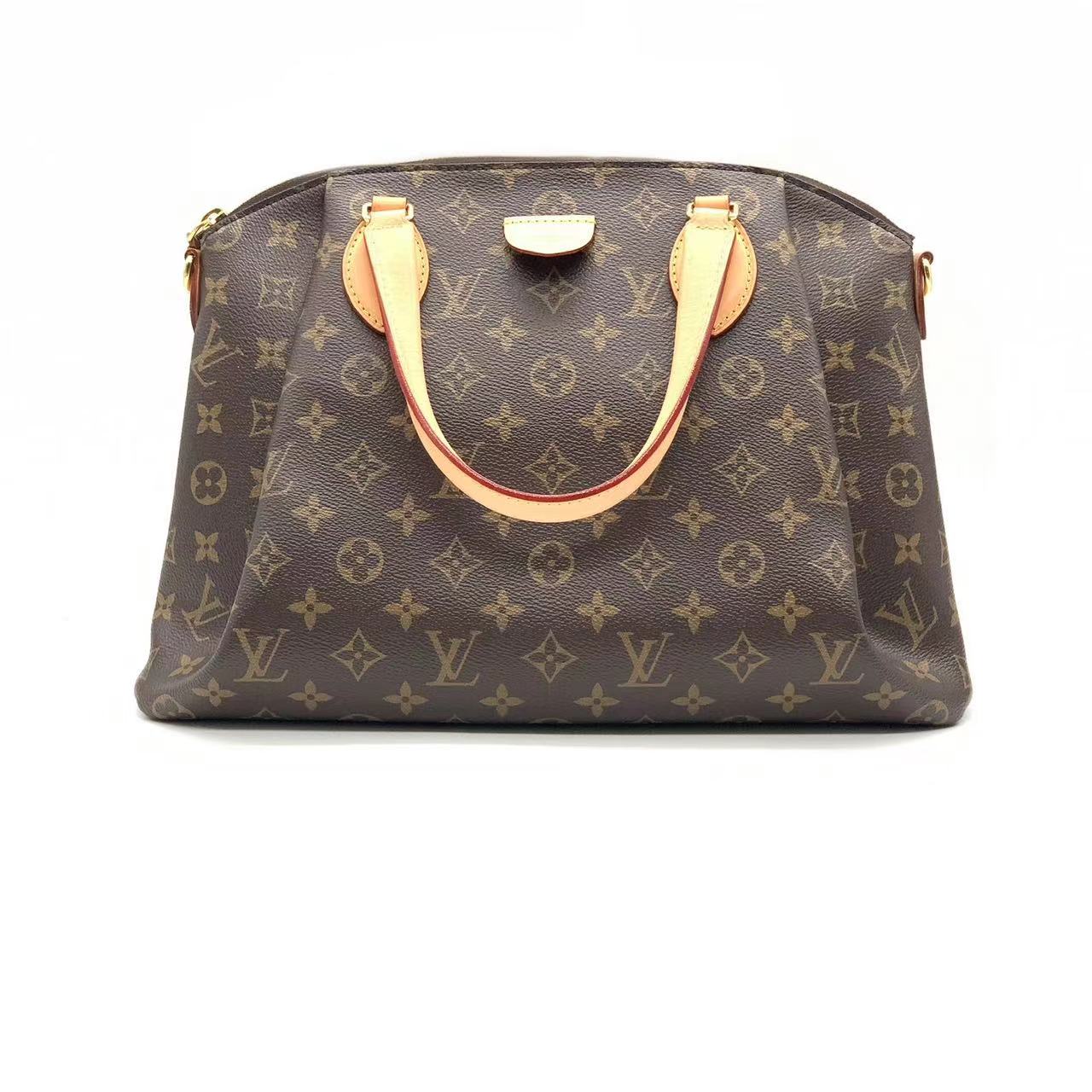 95新 LouisVuitton/路易威登 新款老花小号饺子包/缺肩带