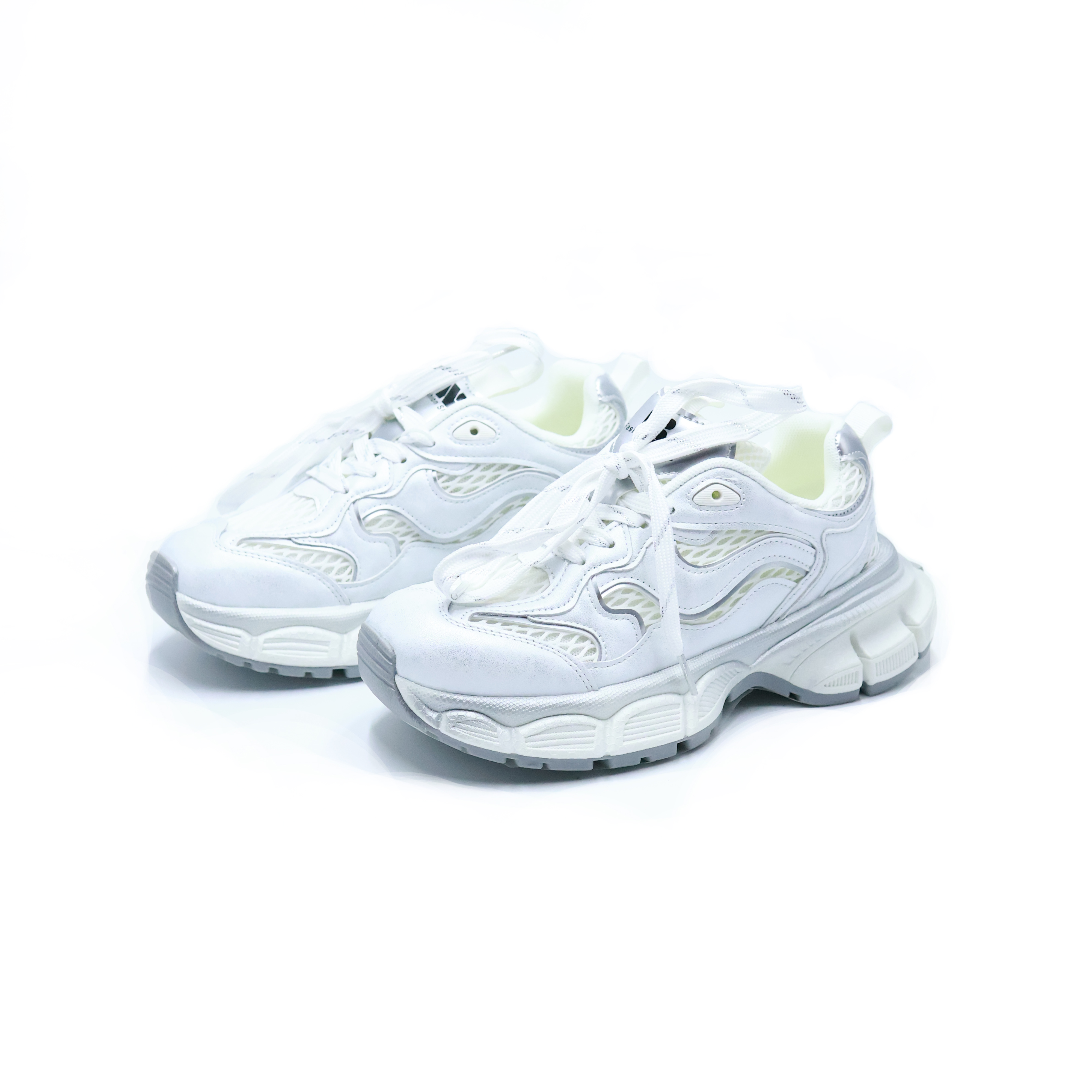 秋季新品女款老爹鞋透气厚底松糕波浪底爆款女鞋显脚小运动鞋