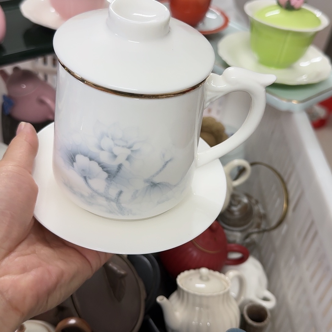 微瑕陶瓷茶具茶杯茶壶