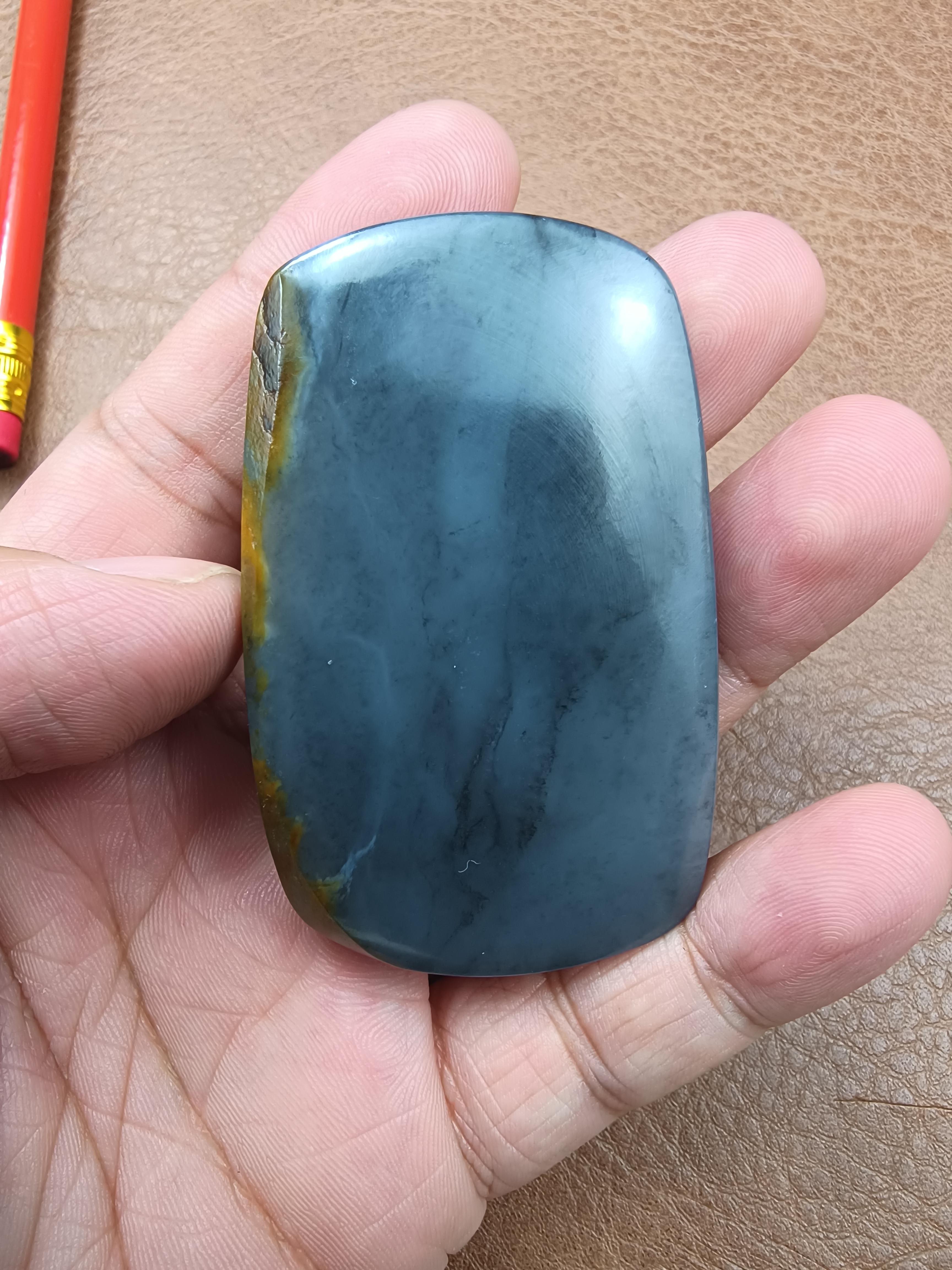 和田玉平安无事牌