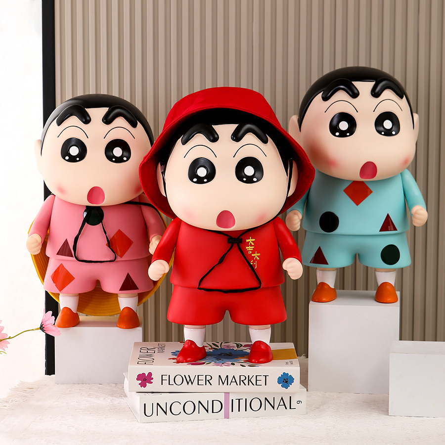 新款40cm超大号蜡笔小新房乔迁礼品男女朋友生日礼物手办存钱公仔