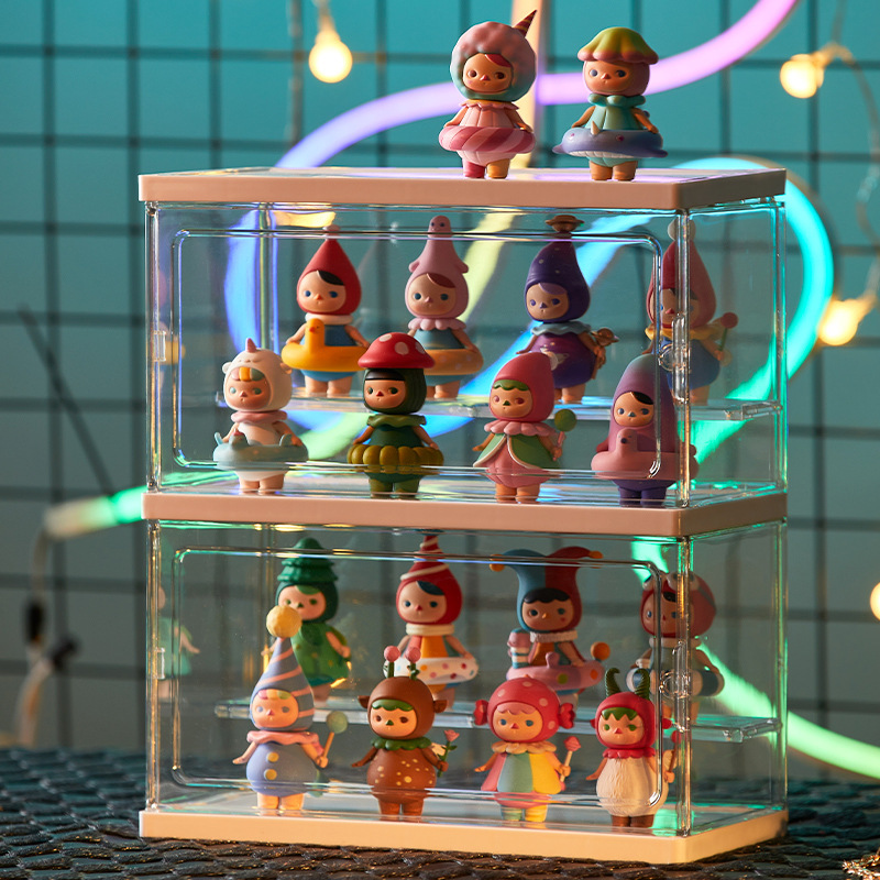 手办收纳展示架 乐高手办架子透明摆柜亚克力 防尘摆放手办展示盒