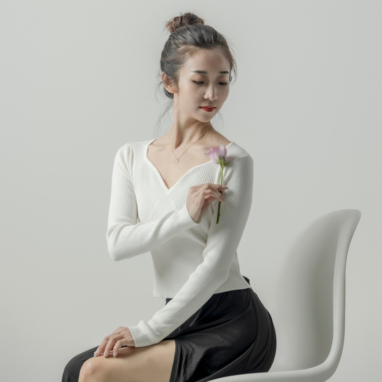 万舞有奕仙女姐姐芭蕾针织衫