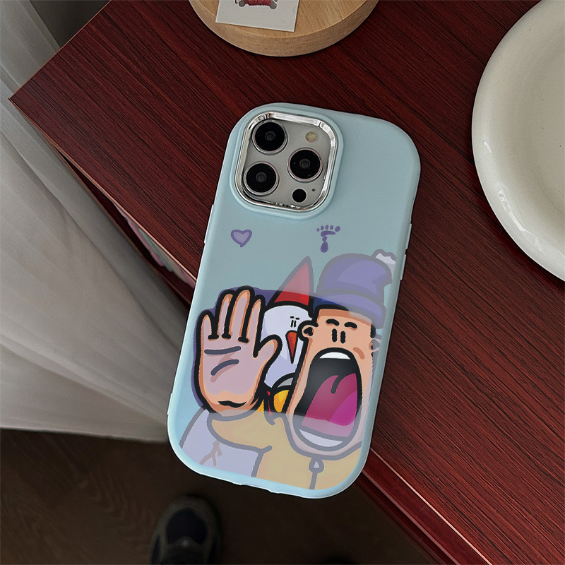 擦玻璃啦苹果15手机壳iPhone14promax大孔7/8plus创意13/12/11/xr