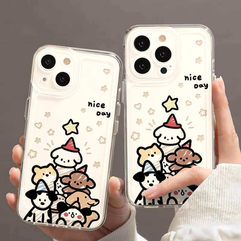 圣诞狗狗树VIVOS17手机壳S1/S6/S9新S15E/S16软壳S12PRO/S10E/S16