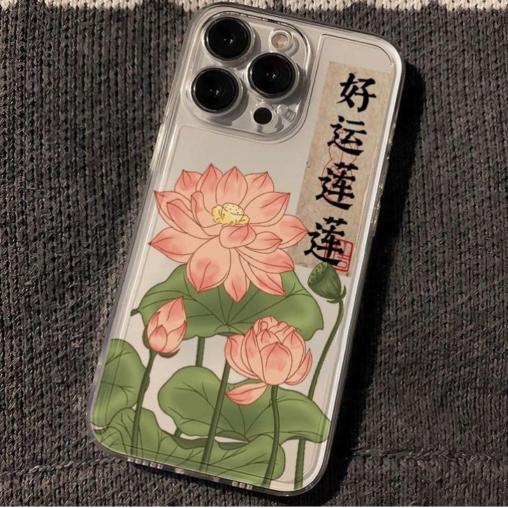莲莲有好运红米K60手机壳红米10x/k30s新红米12c软壳9A/10A/K50