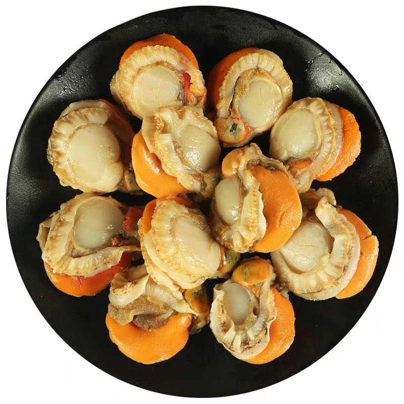 皇冠贝扇贝肉1KG/袋  速冻鲜嫩 爆炒扇贝肉