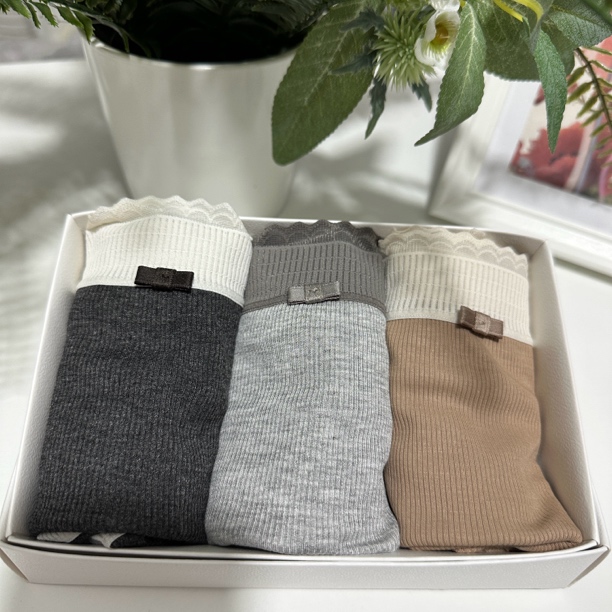 螺纹棉女士内裤抑菌吸汗底裆女生三角裤