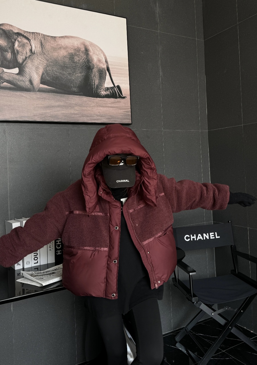 新款白鸭绒羽绒服冬季保暖秋冬加厚设计款女装连帽羽绒服【928】