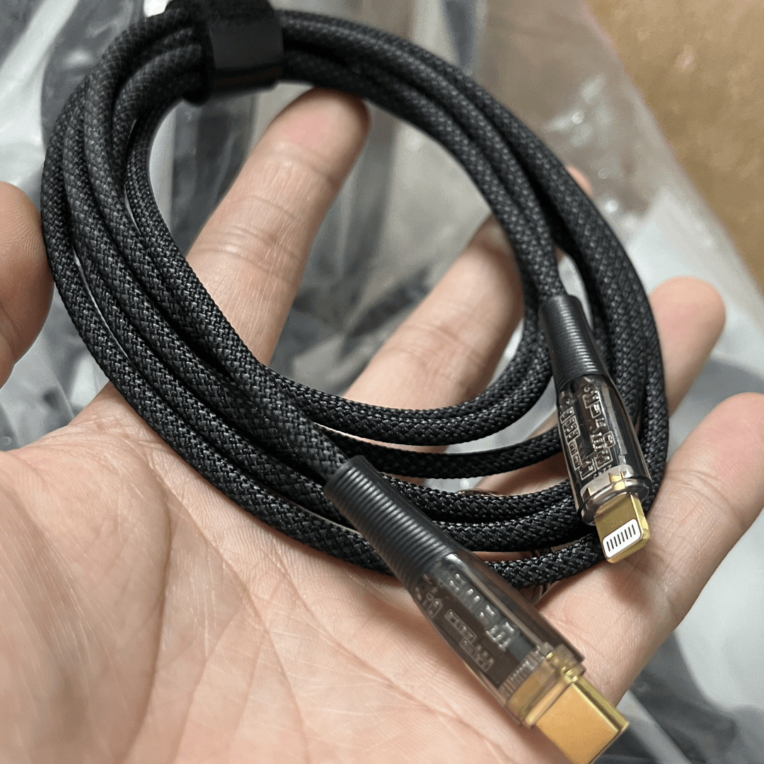 准新品  2米透明版水果PD快充线数据线
