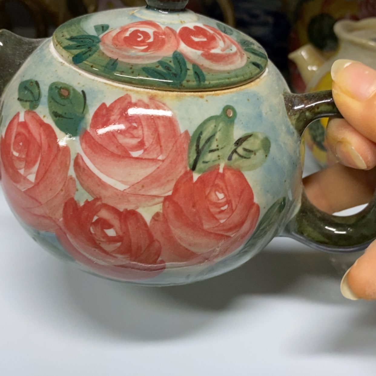 【闪购商品】陶瓷手绘木*球微瑕