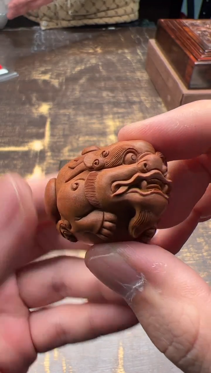 【闪购商品】檀香木把件老山檀（天禄兽）