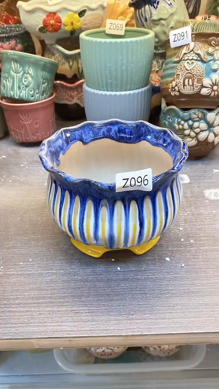 @@陶瓷多肉花盆Z096
