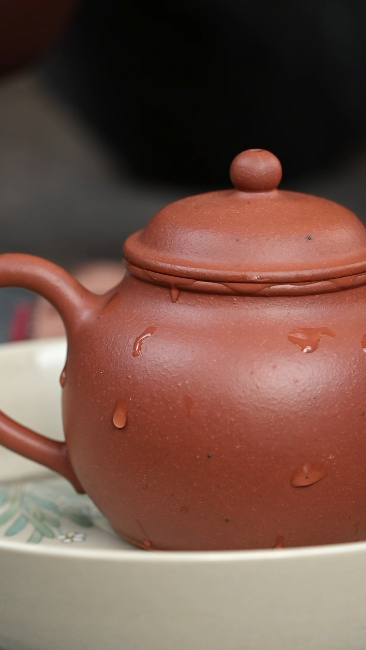 【闪购商品】紫砂茶壶红卫朱泥秋水