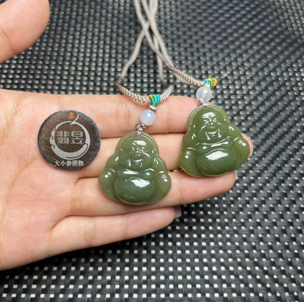 36462T17-4N6-和田玉吊坠绑绳/约28*28*6*/-多样性发其一