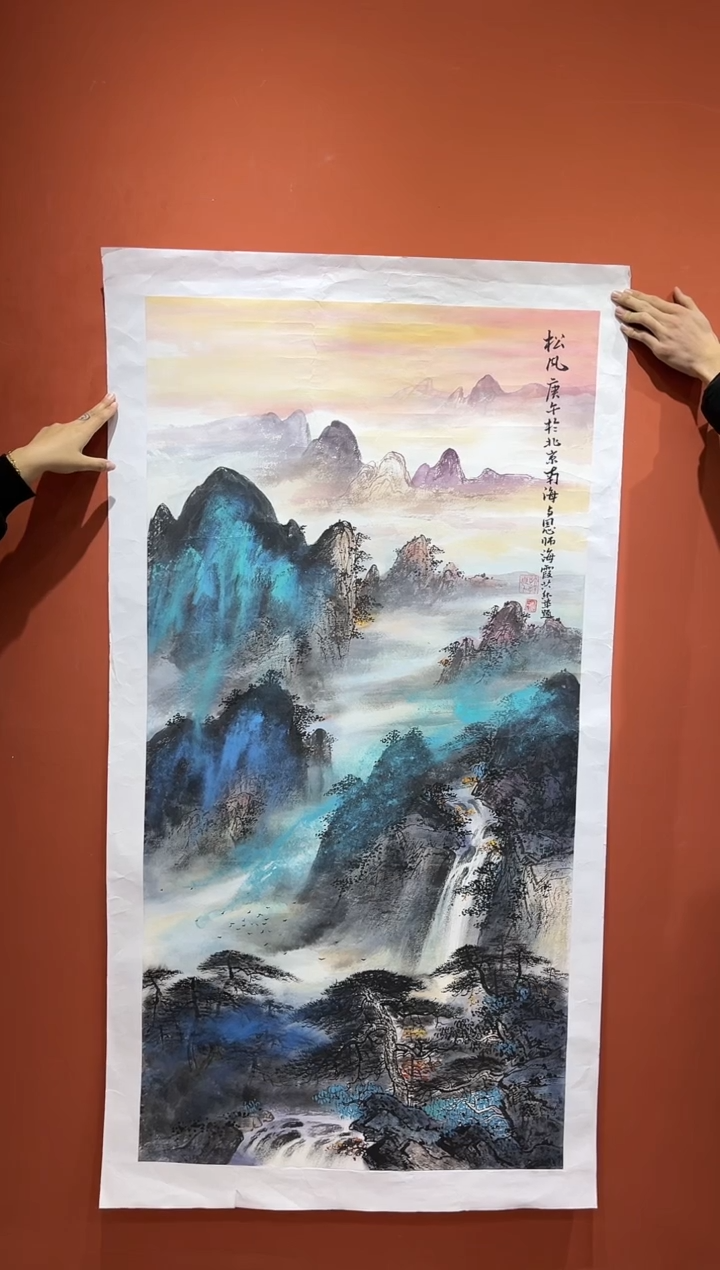 【闪购商品】国画郑乐华绘画手绘作品10-42