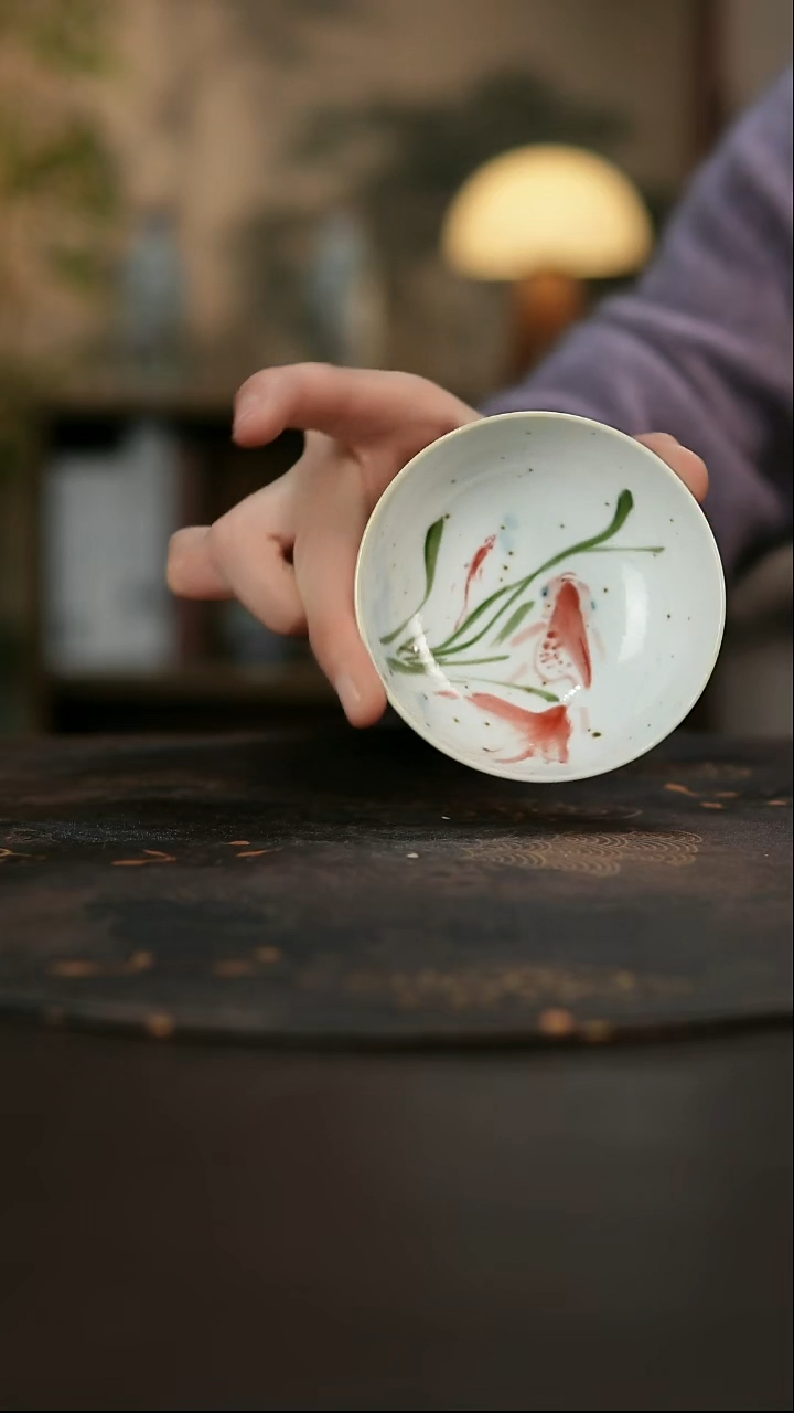 景德镇陶瓷杯碗柴烧多人