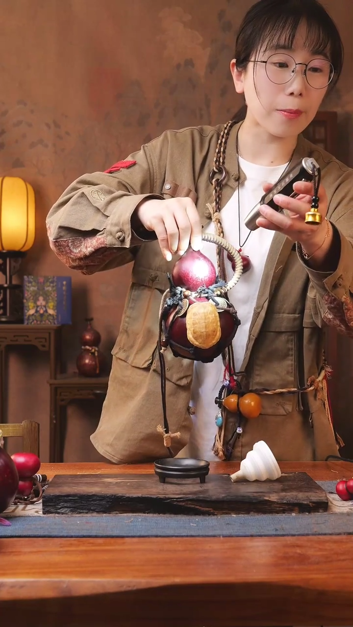 【闪购商品】130号精品大漆葫芦防腐防渗装水茶酒