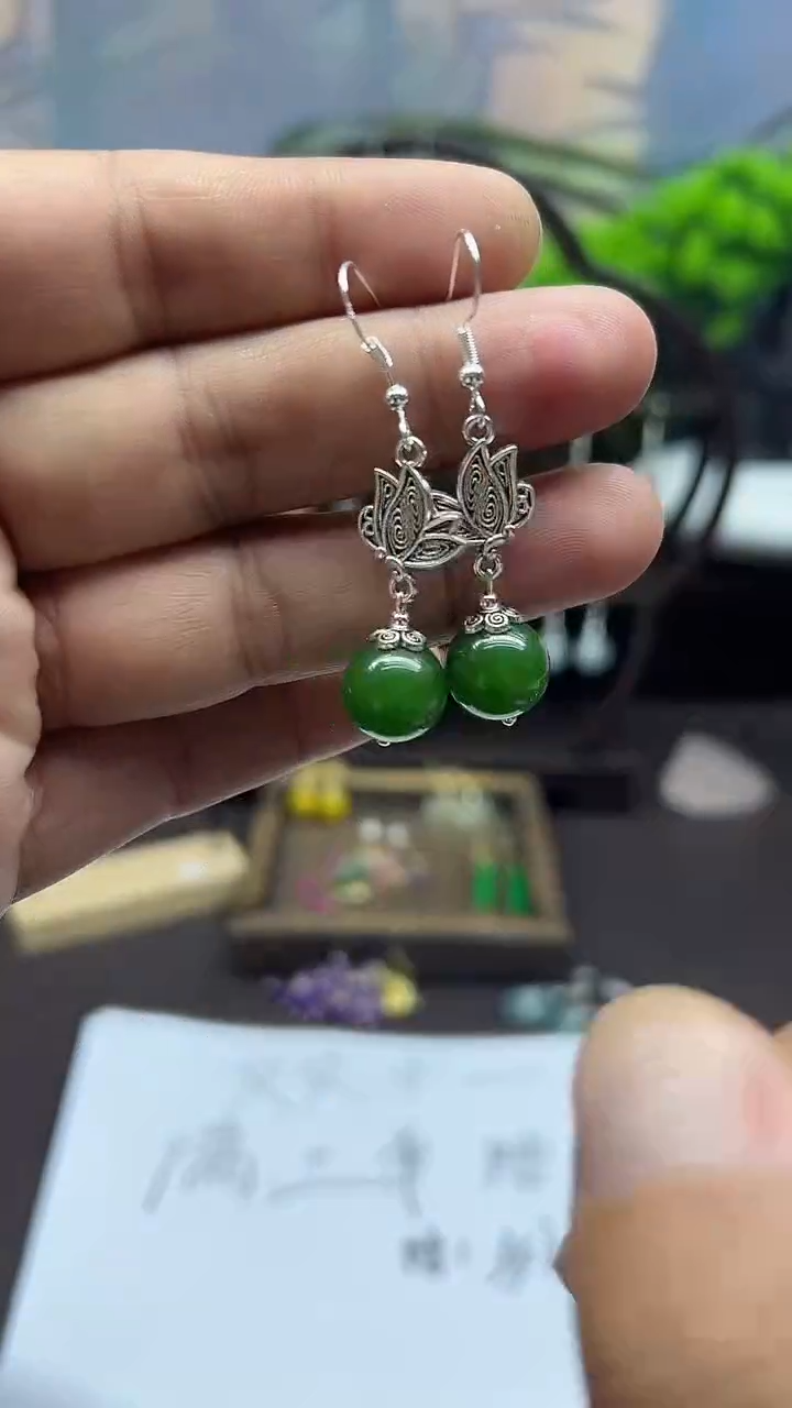 未镶嵌耳饰玛瑙/玉髓040