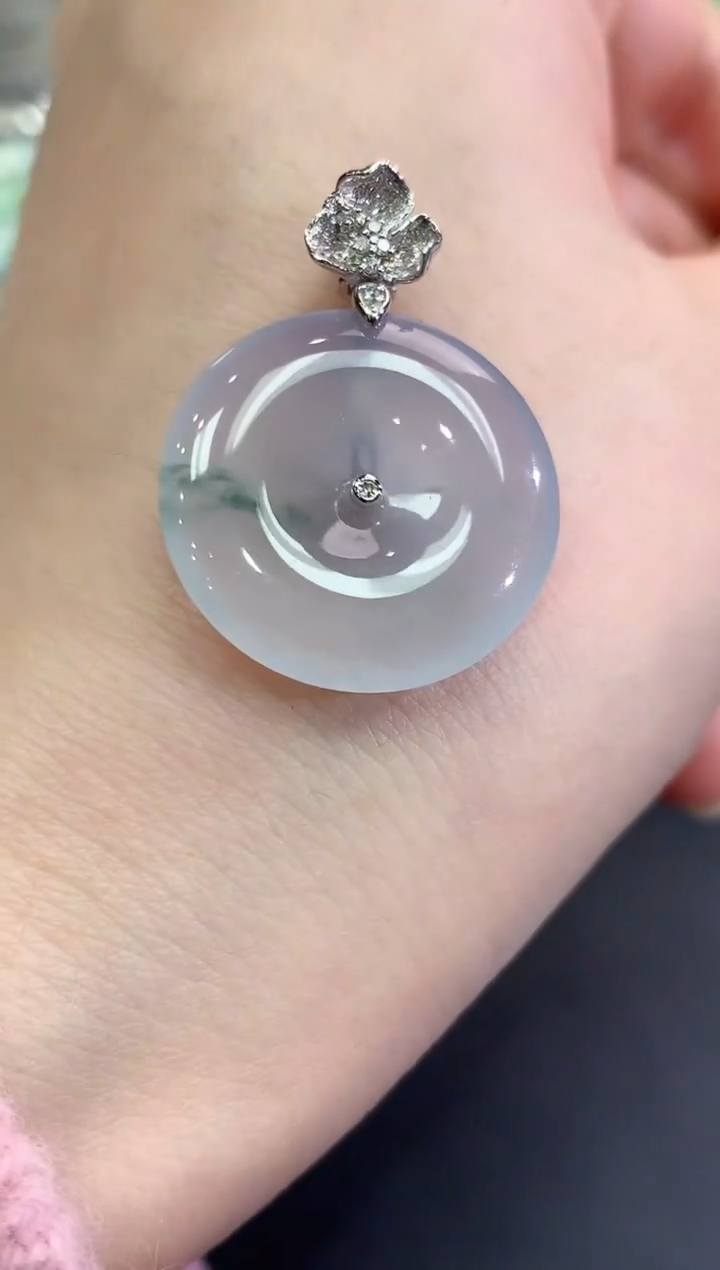 【闪购商品】翡翠颈饰18K金镶嵌C21