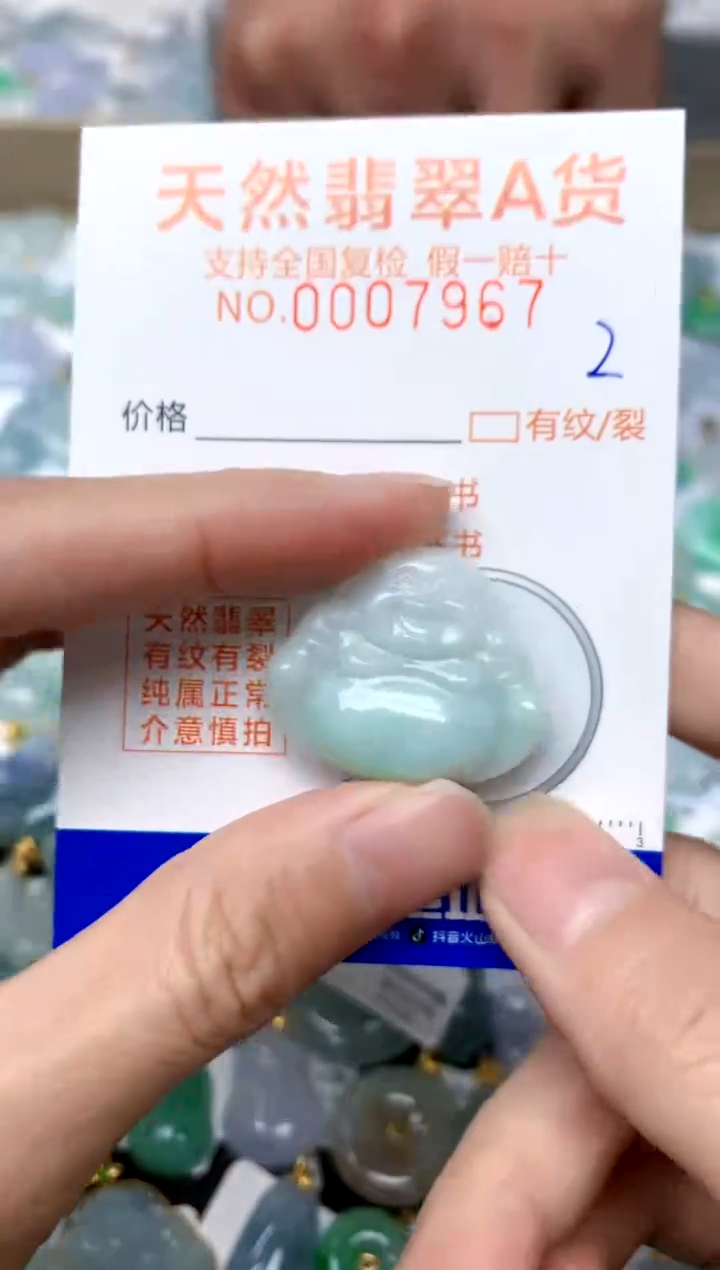 【闪购商品】翡翠颈饰未镶嵌2天然A货翡翠