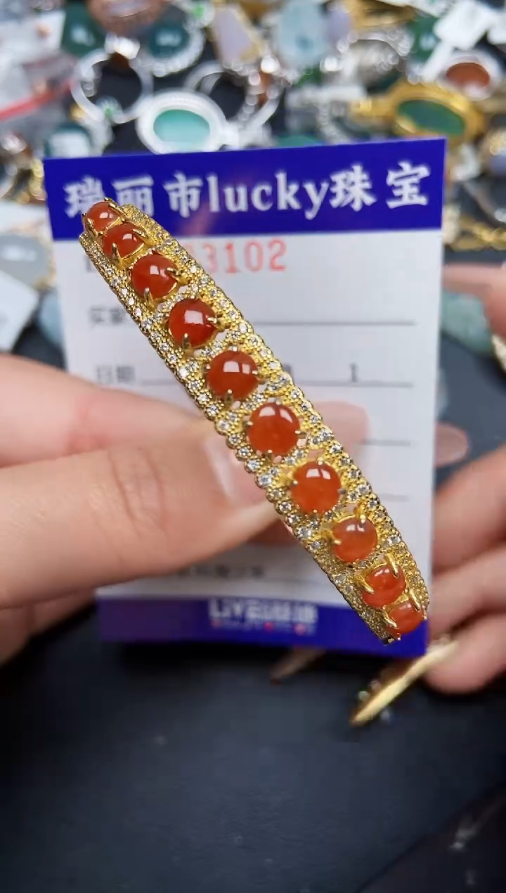 【闪购商品】翡翠颈饰银S925镶嵌3102
