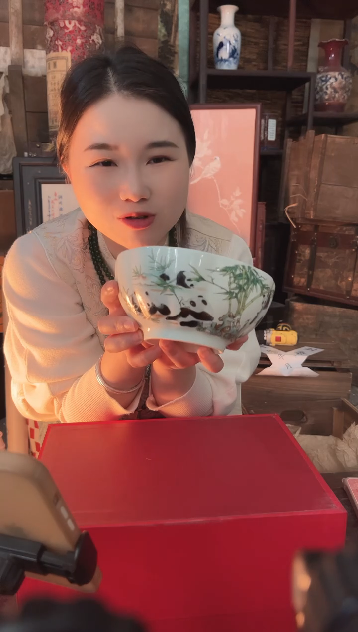 陶景德镇陶瓷摆件C124