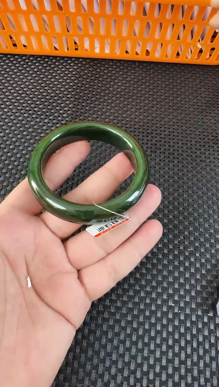 【闪购商品】和田玉（碧玉）手镯未镶嵌约60.5MM