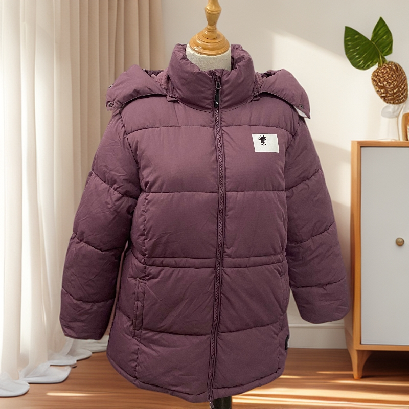 C326  时尚休闲立领连帽棉服