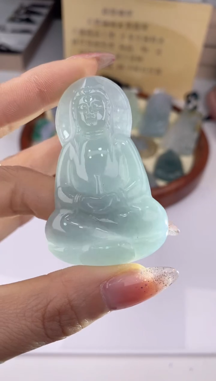 【闪购商品】翡翠吊坠(赠链)未镶嵌27490/静静聊翠