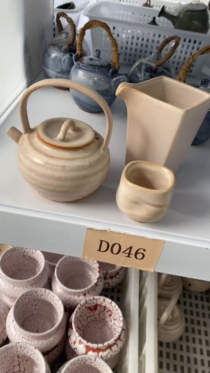 瓷片壶+公道+1杯陶瓷茶具茶器