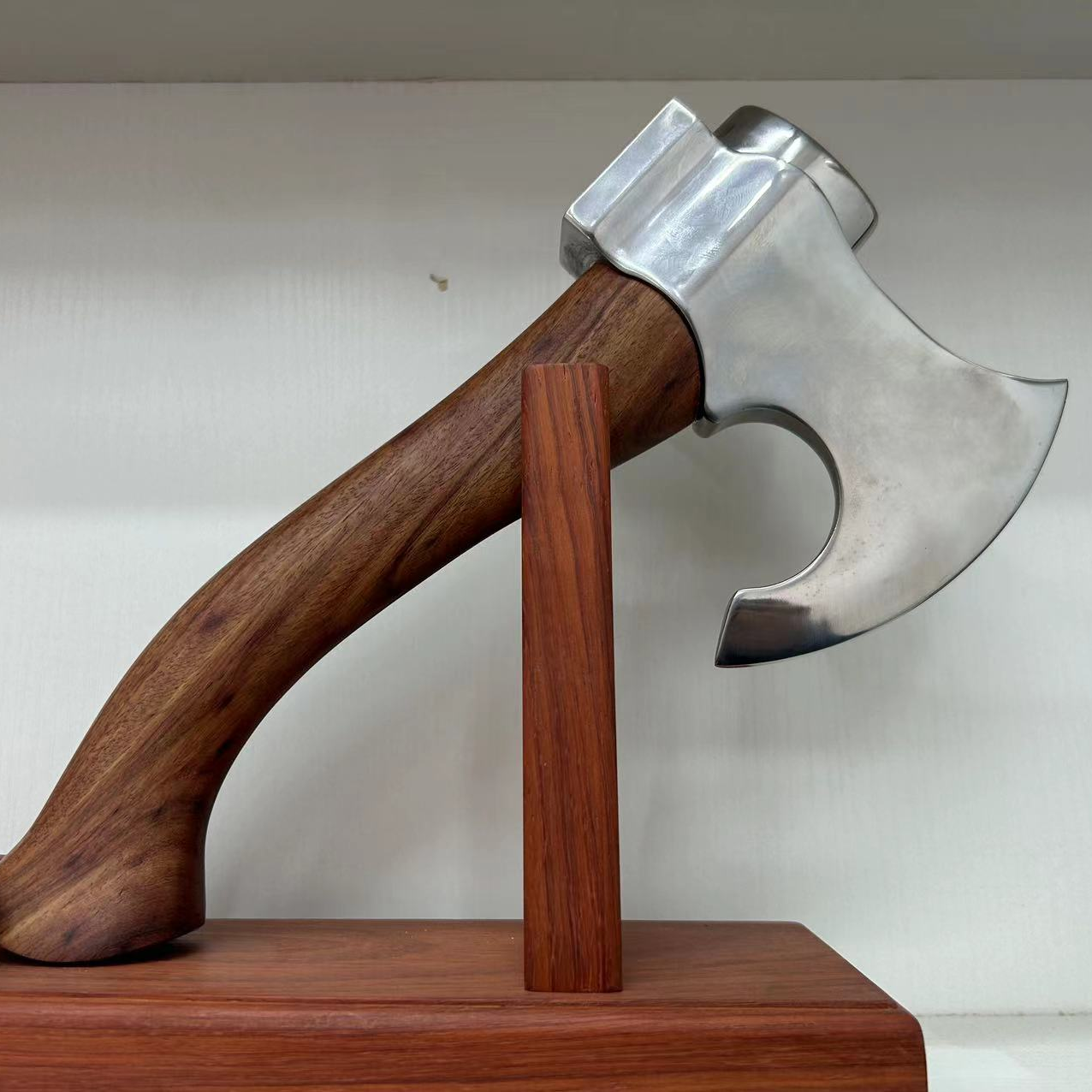 260黑酸枝迷你收藏盘玩砍骨头高硬度锻打户外砍树砍骨头把玩斧