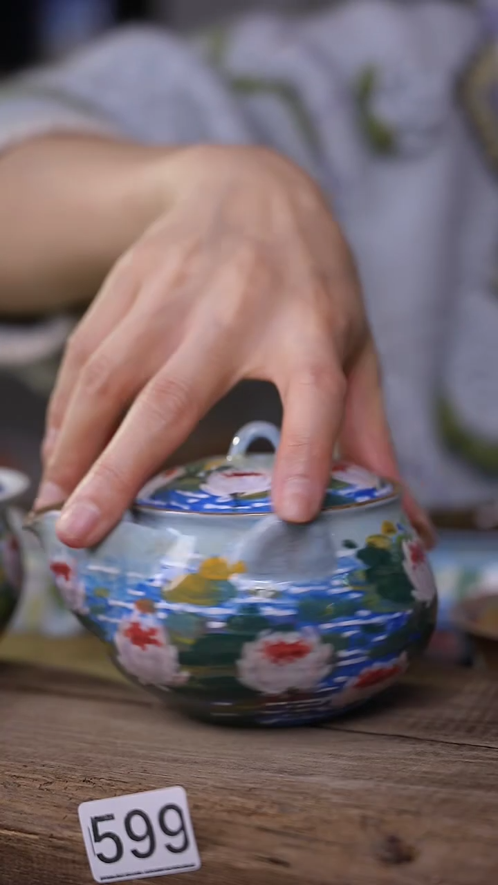 【闪购商品】瓷片油画风·彩绘·设计师石一款