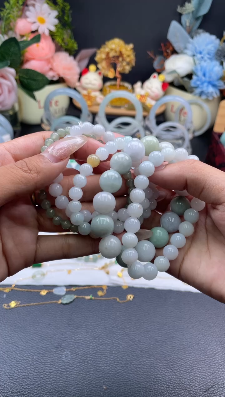 未镶嵌手链翡翠手串   多样性发一