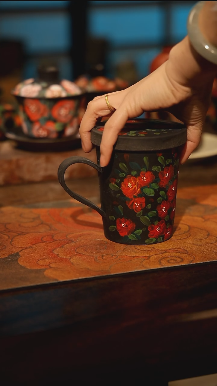 陶瓷景德镇高温釉下彩手工手绘款式@A0933@