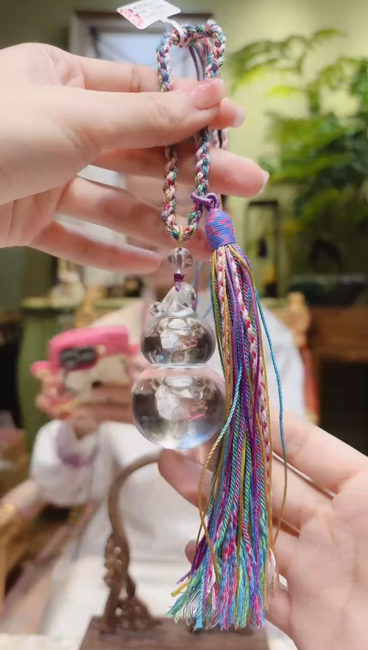 【闪购商品】水晶挂件未镶嵌白水晶葫芦挂件Z