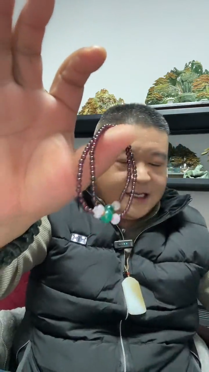 未镶嵌手串石榴石单圈小手串买一送一两条