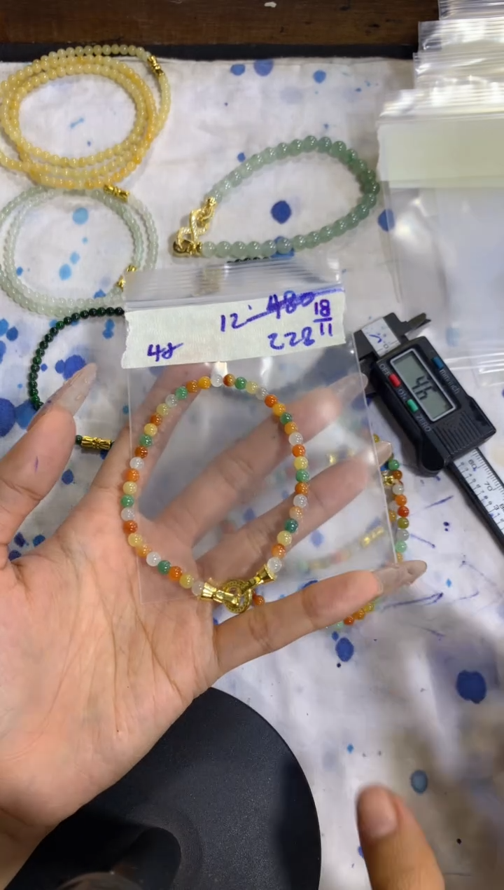 未镶嵌珠串定制翡翠天然缅甸翡翠 多样性发货