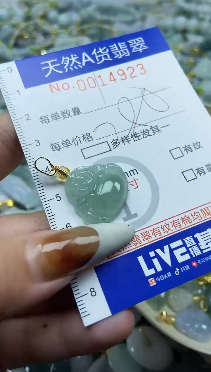 【闪购商品】翡翠颈饰未镶嵌天然A货翡翠