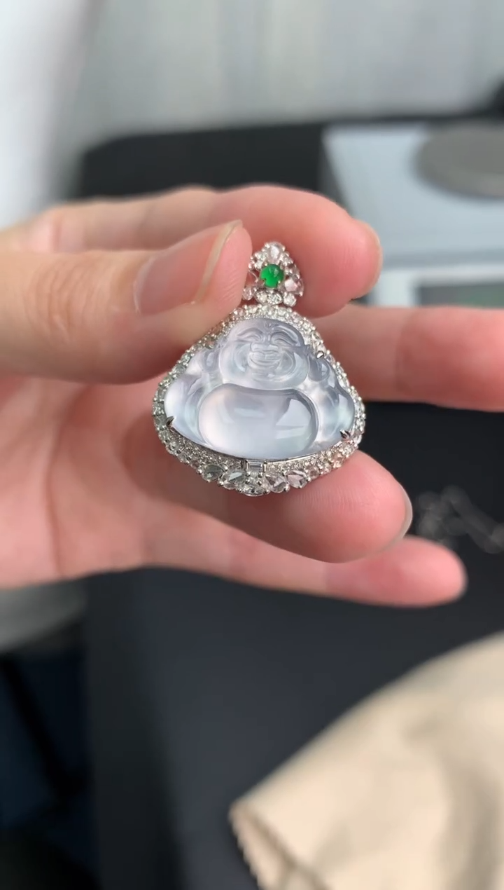 【闪购商品】定制翡翠18K金镶嵌模式推广期24小时鉴赏期