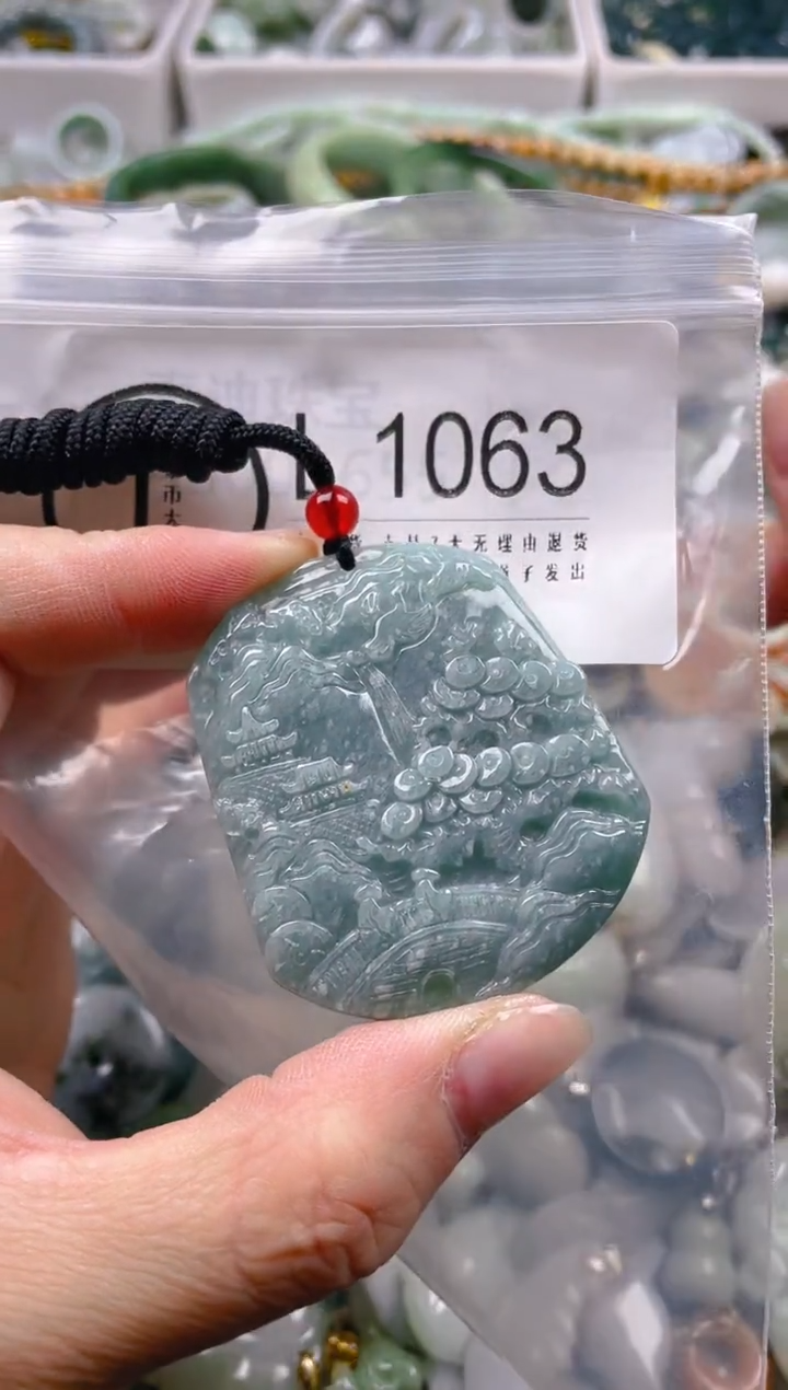 【闪购商品】翡翠颈饰未镶嵌/L/翡翠A货一图一物