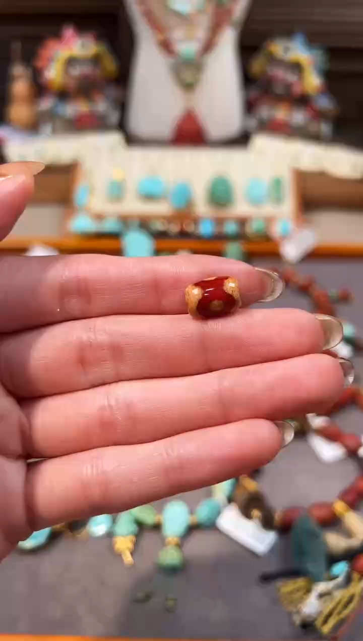 未镶嵌石英质玉珠宝半成品天珠配饰