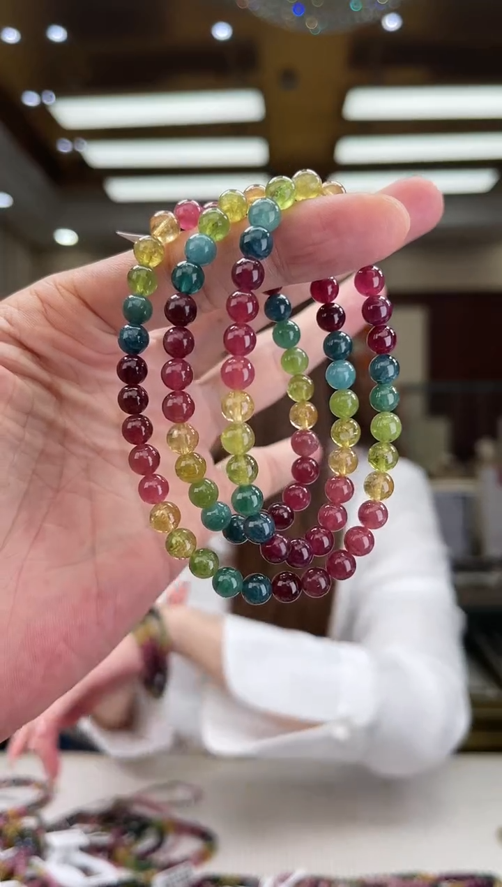 【闪购商品】碧玺/未镶嵌6mm+碧玺多圈28多样性发货