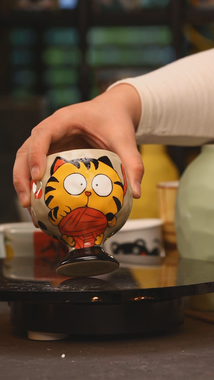 【闪购商品】摆件设计师陶瓷创意手作陶瓷景德镇